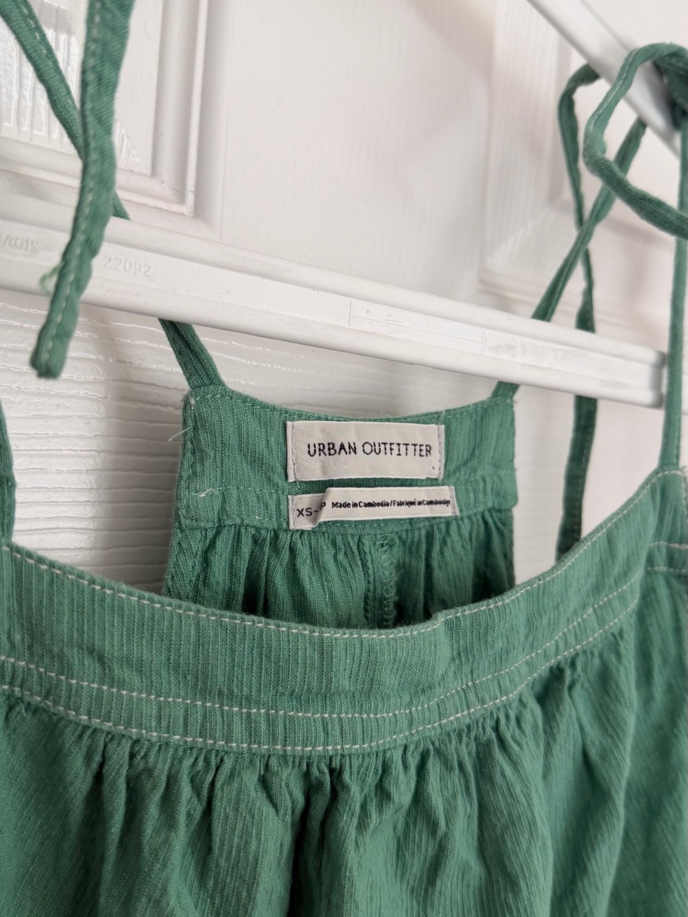 Urban Outfitters Green Tie-Strap Romper - Picture 3 of 4
